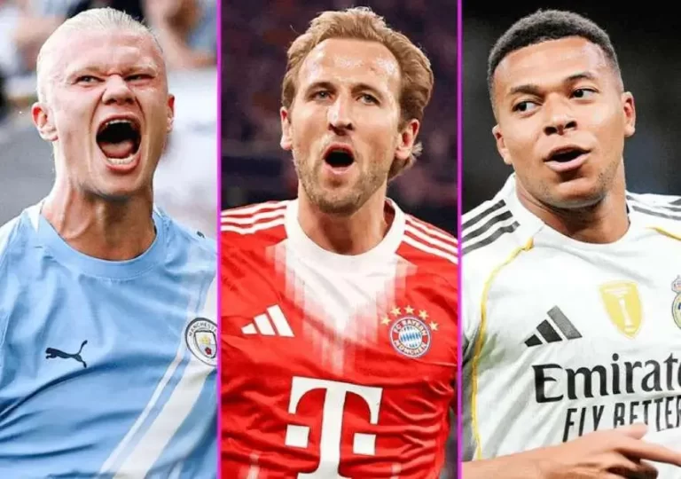 五大联赛三大射手争夺欧洲金靴 凯恩12球 哈兰德11球 姆巴佩10球1